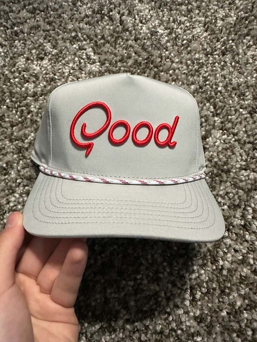 Good Good Gameday Grey Rope Hat